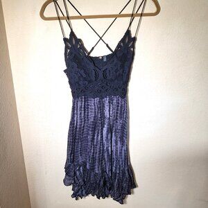 Free People FP One Crocket Lace Mini Slip Dress - Size S/P